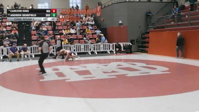 132 lbs Cons. Round 2 - Andrew Benefield, Christian Brothers High School vs Carlton King, Montgomery Bell Academy