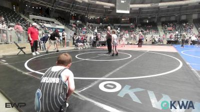 75 lbs Semifinal - Barrett Jones, Weatherford Youth Wrestling vs Ozias Goforth, Bartlesville Wrestling Club
