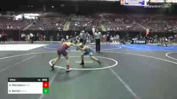 89 lbs Final - Aiden Robideaux, War Hammer Wrestling vs Samuel Barton, Umpqua Valley Wrestling