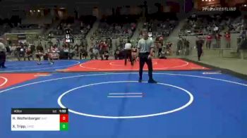 40 lbs Rr Rnd 2 - Hagan Wolfenberger, Berryhill Wrestling Club vs Xander Tripp., Checotah Matcats