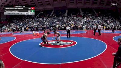 1A-138 lbs Champ. Round 1 - Gavin Carlton, Chattooga vs Christian Reliford, Berrien County