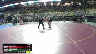 190 2A 7th Place Match - Jacob Rodriguez, Winter Springs vs Brody Switzer, Pasco