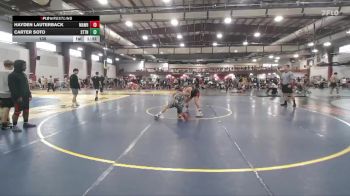 135 lbs Round 1 (12 Team) - Carter Soto, Steller Trained Thorn vs Hayden Lauterback, Mat Assassins White