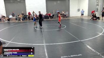 71 lbs Quarters & 1st Wb (16 Team) - Kingston Nguyen, Virginia vs Andersen Park, California