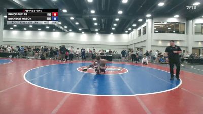 126 lbs Cons. Sub-quarters - Bryce Butler, Reverence Wrestling Club vs Branson Mason, South Georgia Athletic Club