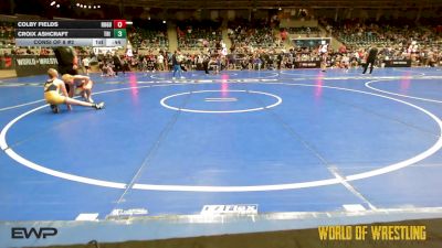 110 lbs Consi Of 8 #2 - Colby Fields, Rogue Warrior Wrestling vs Croix Ashcraft, Tri State Hammers