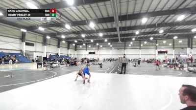 98 lbs 3rd Place - Gabe Caldwell., Ravage WC vs Henry Fraley Jr, Tucson Cyclones