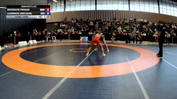 50kg Cons. Semi - Brooklyn Prasad, Burnaby Mountain Wrestling Club vs Laurence Lescadre, Brock WC
