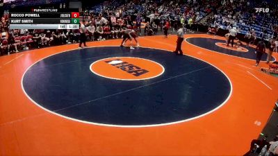 215 lbs Semis & 1st Wrestleback (8 Team) - Kurt Smith, Rockton (Hononegah) vs Rocco Powell, Joliet (Catholic Academy)