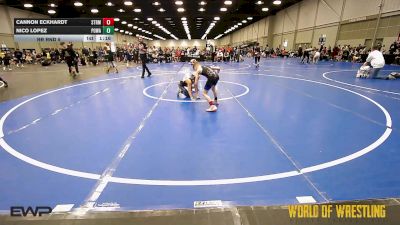 56 lbs Rr Rnd 5 - Cannon Eckhardt, Storm 12U vs Nico Lopez, POWA 12U
