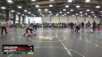 140 lbs Round 2 (6 Team) - Tyler Whitford, Buxton Intensity vs Gabe Johnson, Nauman Red