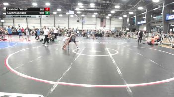 90 lbs Quarterfinal - D'Angelo Chavez, Team Lil SHUTTs - MS vs Navin Wagoner, Woodshed Wrestling Club - MS