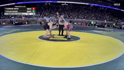 D4-285 lbs Cons. Round 1 - Dylan Gauss, Manchester vs Connor Ortiz, Charlevoix