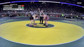 D4-285 lbs Cons. Round 1 - Dylan Gauss, Manchester vs Connor Ortiz, Charlevoix