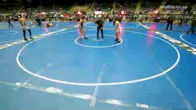 106 lbs 1/4 Finals - Ava Ward, BullTrained vs Julie Suarez, Arizona Girls Wrestling