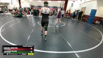 160 lbs Champ. Round 2 - Jaykeob Miller, Kelly Walsh vs Samuel Skelton, Thermopolis