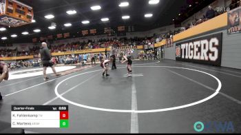 52 lbs Quarterfinal - Kade Fahlenkamp, Tuttle Wrestling vs Crosby Martens, ARDMORE TAKEDOWN CLUB