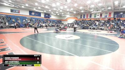 133 lbs Champ. Round 1 - Art Martinez, Case Western Reserve vs Aiden Fonder, Wisconsin-Stevens Point