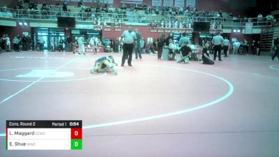 10U - 67 lbs Cons. Round 2 - Liam Maggard, Columbia City Wrestling Club vs Eli Shue, Western Wrestling Club