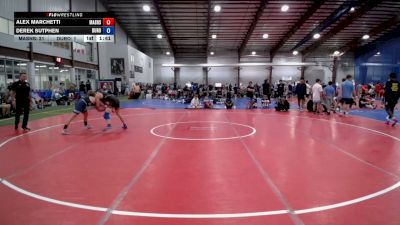 132 lbs Semifinal - Alex Marchetti, Mat Assassins Black - HS vs Derek Sutphen, Duro Wrestling Club - HS