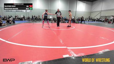 110 lbs Rr Rnd 3 - Slayden Hunt, Shelton Wrestling Academy 12U vs Brighton Moore, Mojo Mulisha 12U