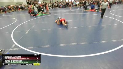 96 lbs Champ. Round 1 - Jacob Saunders, Collum Trained School Of Wrestling vs Jericho Burkart, Threestyle Wrestling Of Oklahoma