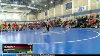 110 lbs Round 2 (4 Team) - Oscar Baca III, Crown Point vs Jaxon Adams, Delta