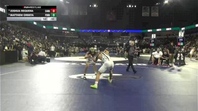 138 lbs Consi Of 8 #2 - Joshua Requena, Camarillo (SS) vs Matthew Orbeta, Poway (SD)