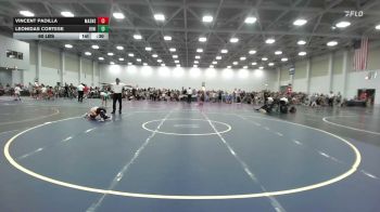 60 lbs Rr Rnd 2 - Vincent Padilla, Mat Assassins White - EL vs Leonidas Cortese, Junior Terps - EL