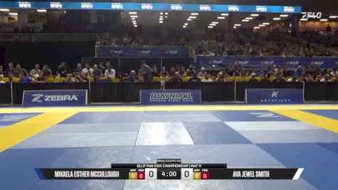 Mikaela Esther Mccullough vs Ava Jewel Smith 2026 Pan Kids Jiu-Jitsu IBJJF Championship