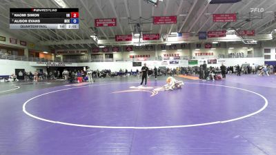 180 lbs Quarterfinal - Naomi Simon, Unattached vs Alison Evans, McKendree University