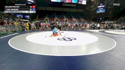 157 lbs Champ. Rd Of 64 - William Phillips, TN vs Cael Gilmore, OH