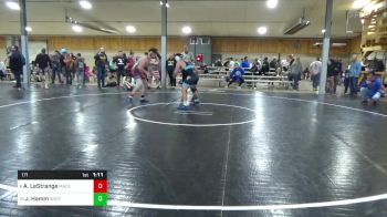 171 lbs 5th Place - Aiden LeStrange, Macedon vs Jayden Hamm, South Williamsport