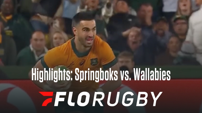 South Africa vs Australia Rugby Championship Round 1 Highlights