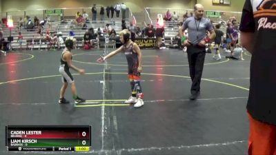 46 lbs Round 5 (6 Team) - Liam Kirsch, BadBass vs Caden Lester, Belding