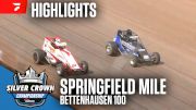 Highlights | 2025 USAC Bettenhausen 100 at Springfield Mile
