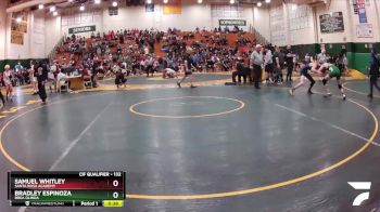 132 lbs Cons. Round 4 - Bradley Espinoza, Brea Olinda vs Samuel Whitley, Santa Rosa Academy