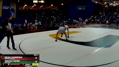 120 lbs Cons. Round 1 - Tristan Carter, New Kent vs Micah Loudermilk, Bergen Catholic