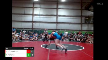 95 lbs Quarterfinals (8 Team) - Ann Porter, Cleveland Wrestling vs Cassidy O`Connell, Midwest Mat Catz