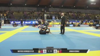 MATHEUS HENRIQUE DE SÁ vs ARMAN KOSMAZ 2026 IBJJF European NoGi