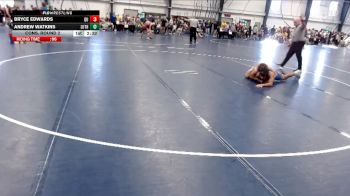 Silver 141 lbs Cons. Round 2 - Andrew Watkins, Luther vs Bryce Edwards, Quincy