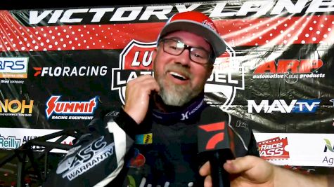 Jonathan Davenport Reacts To Second Topless 100 Win At Batesville