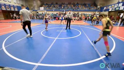 74 lbs Rr Rnd 1 - Joely Hunt, Vian Wrestling Club vs Khloee Vargas, Broken Arrow Wrestling Club