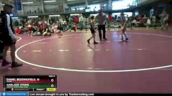 65 lbs Cons. Round 2 - Daniel Beddingfield, Iii, HYWO vs Harland Atkins, Andres Wrestling Club