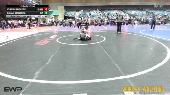 130 lbs 3rd Place - Joseph Englese, ISI Wrestling vs Julian Montoya, Dog Pound