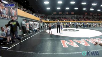 60 lbs Quarterfinal - Olin Sweeney, Noble Takedown Club vs Brock Villines, Weatherford Youth Wrestling