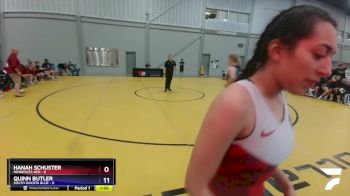 122 lbs Placement Matches (8 Team) - Gisele Gallegos, Minnesota Red vs Regina Stoeser, South Dakota Blue