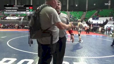 6A 138 lbs Cons. Round 5 - Byron Rivers, Hazel Green HS vs Parker Howell, Gardendale Hs