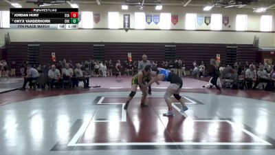 170 lbs 7th Place Match - Onyx VanderHorn, Cedar Rapids Kennedy vs Jordan Hunt, Clear Creek-Amana