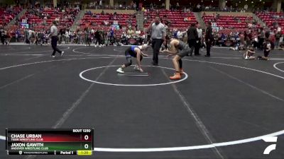 120 lbs Quarterfinal - Jaxon Gawith, Andover Wrestling Club vs Chase Urban, Tiger Wrestling Club